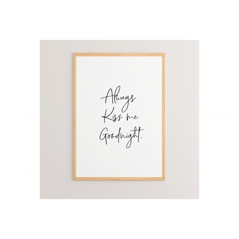 Πίνακας "LOVERY" με ψηφιακή εκτύπωση και πλαίσιο 33x1.5x48