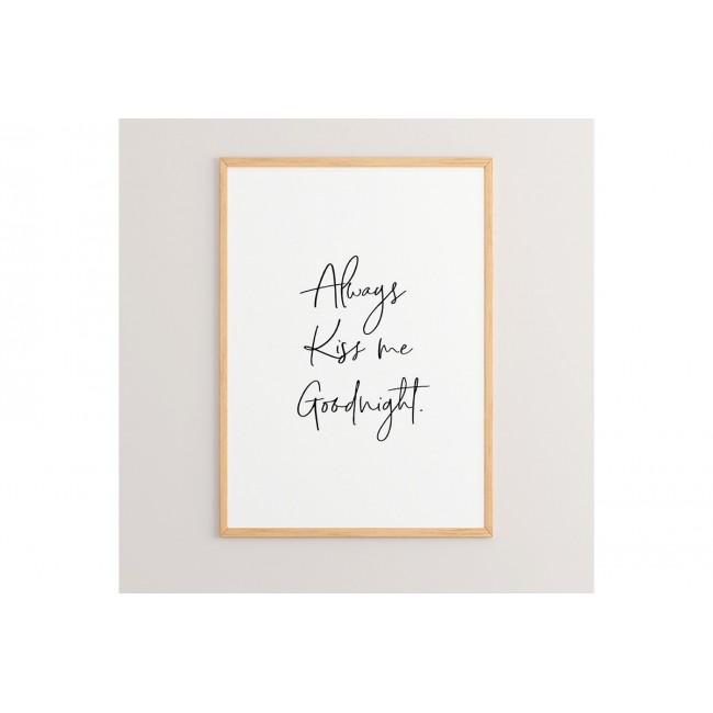 Πίνακας "LOVERY" με ψηφιακή εκτύπωση και πλαίσιο 33x1.5x48