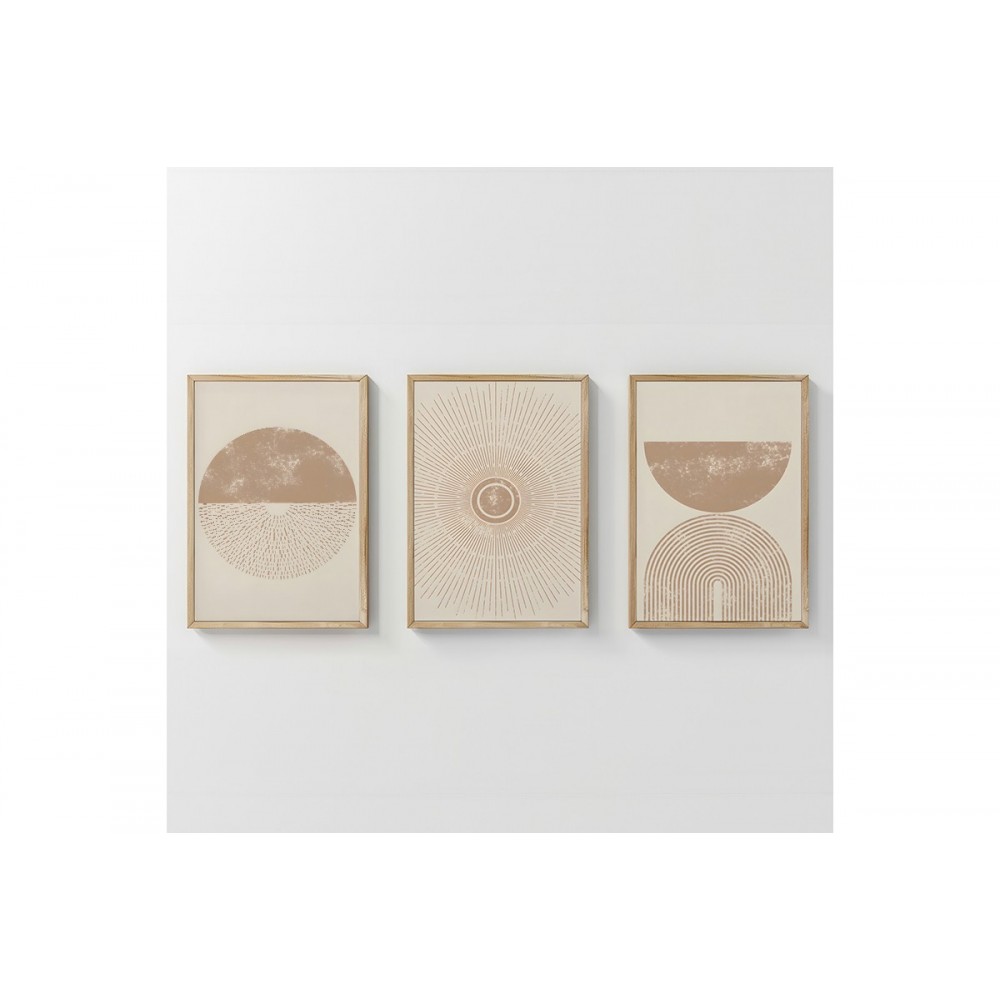 Πίνακας "VARENZY" τρίπτυχος με ψηφιακή εκτύπωση και πλαίσιο 33x1.5x48