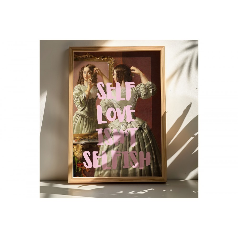 Πίνακας "SELEF" με ψηφιακή εκτύπωση και πλαίσιο 33x1.5x48