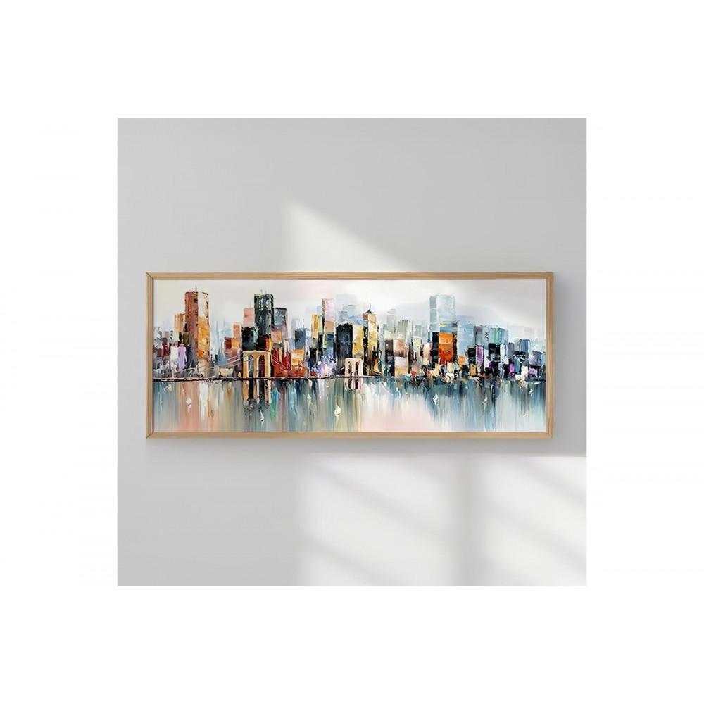 Πίνακας "OGANDA" με ψηφιακή εκτύπωση και πλαίσιο 120x2x50