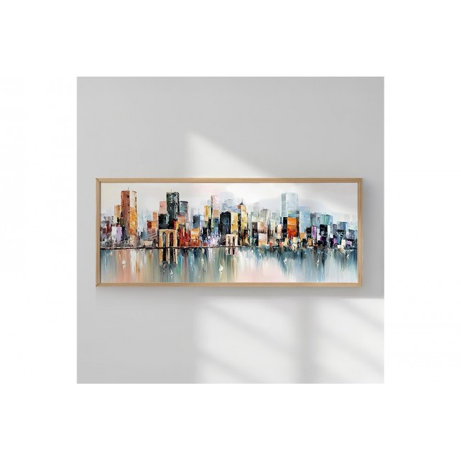 Πίνακας "OGANDA" με ψηφιακή εκτύπωση και πλαίσιο 120x2x50