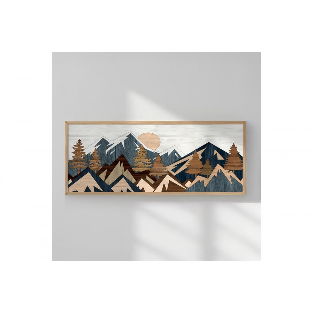 Πίνακας "UELIA" με ψηφιακή εκτύπωση και πλαίσιο 70x2x33