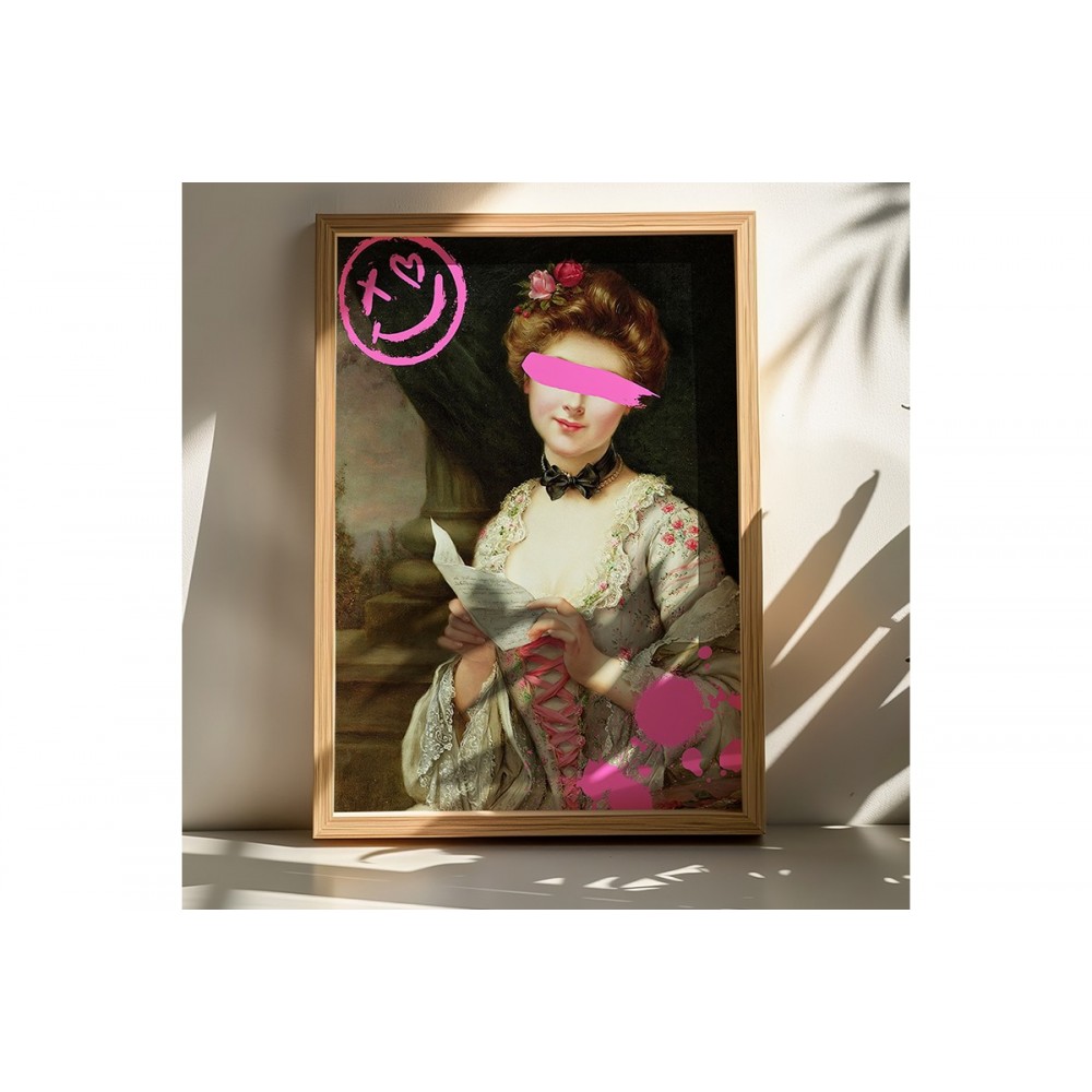 Πίνακας "ELENDA" με ψηφιακή εκτύπωση και πλαίσιο 33x1.5x48