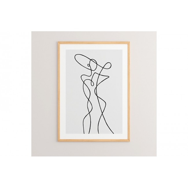 Πίνακας "LADIA" με ψηφιακή εκτύπωση και πλαίσιο 33x1.5x48