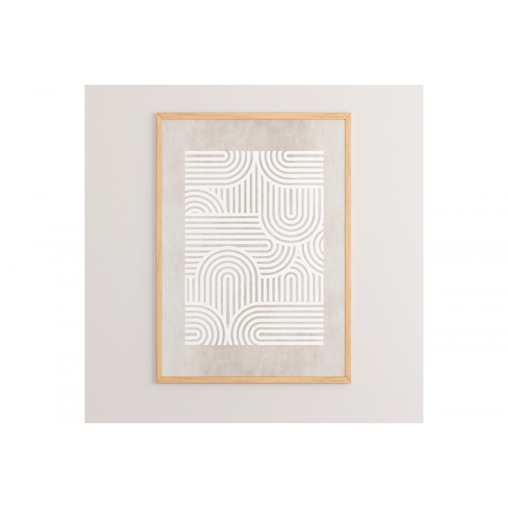 Πίνακας "LINY" με ψηφιακή εκτύπωση και πλαίσιο 33x1.5x48