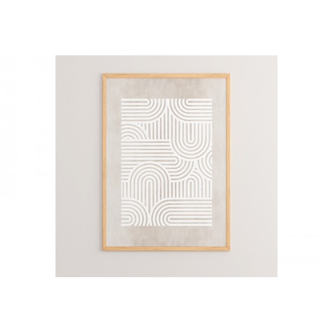 Πίνακας "LINY" με ψηφιακή εκτύπωση και πλαίσιο 33x1.5x48