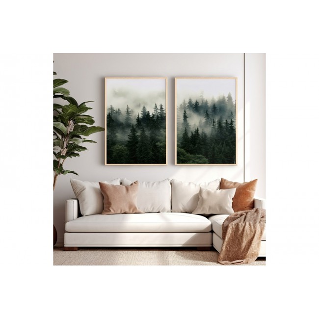 Πίνακας "TURIKO" δίπτυχος με ψηφιακή εκτύπωση και πλαίσιο 33x1.5x48