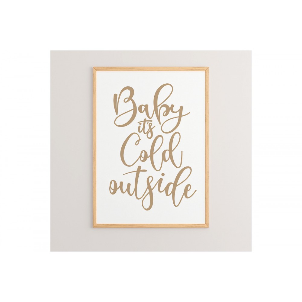 Πίνακας "BERBY" με ψηφιακή εκτύπωση και πλαίσιο 33x1.5x48