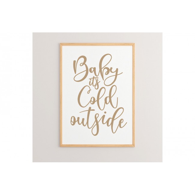 Πίνακας "BERBY" με ψηφιακή εκτύπωση και πλαίσιο 33x1.5x48