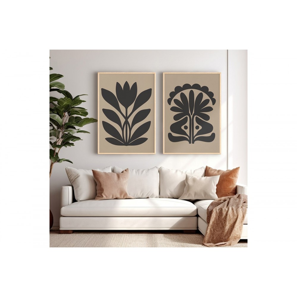 Πίνακας "TIANTA" δίπτυχος με ψηφιακή εκτύπωση και πλαίσιο 33x1.5x48