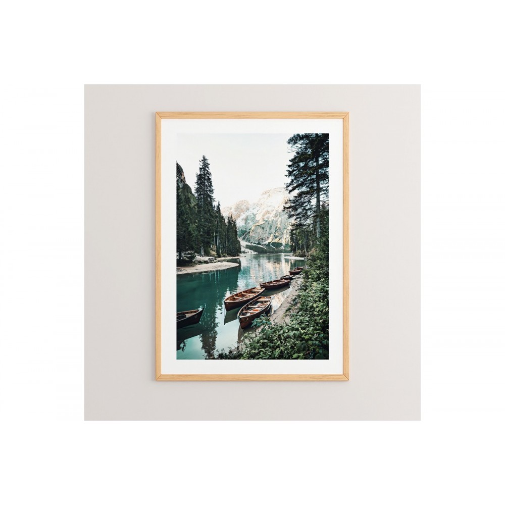 Πίνακας "LAKE" με ψηφιακή εκτύπωση και πλαίσιο 33x1.5x48