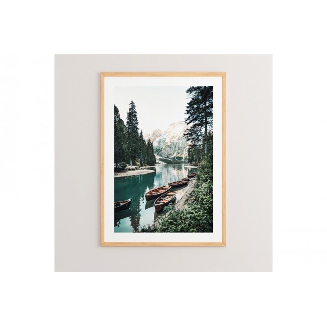 Πίνακας "LAKE" με ψηφιακή εκτύπωση και πλαίσιο 33x1.5x48