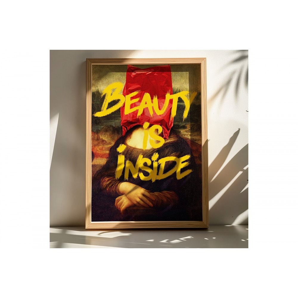 Πίνακας "LOVESER" με ψηφιακή εκτύπωση και πλαίσιο 70x2x50