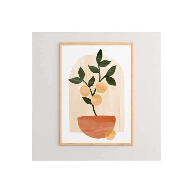 Πίνακας "OTOBEN" με ψηφιακή εκτύπωση και πλαίσιο 33x1.5x48