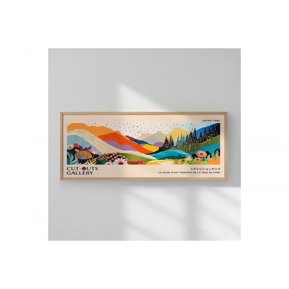 Πίνακας "GARBY" με ψηφιακή εκτύπωση και πλαίσιο 70x2x33