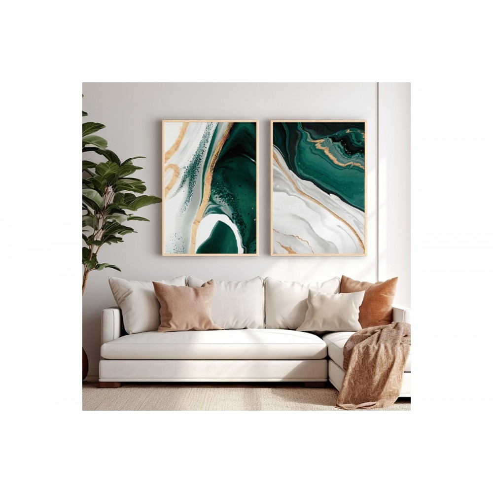 Πίνακας "SESONBE" δίπτυχος με ψηφιακή εκτύπωση και πλαίσιο 33x1.5x48