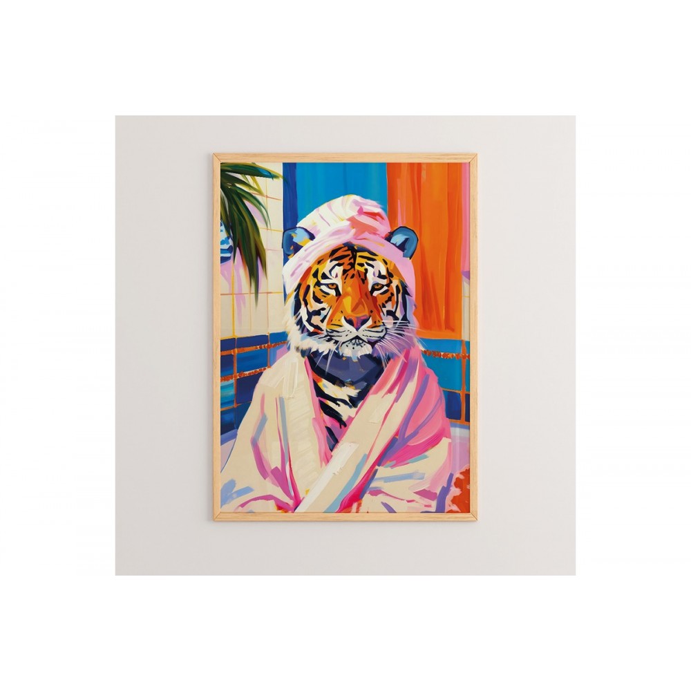 Πίνακας "OLENTH" με ψηφιακή εκτύπωση και πλαίσιο 33x1.5x48