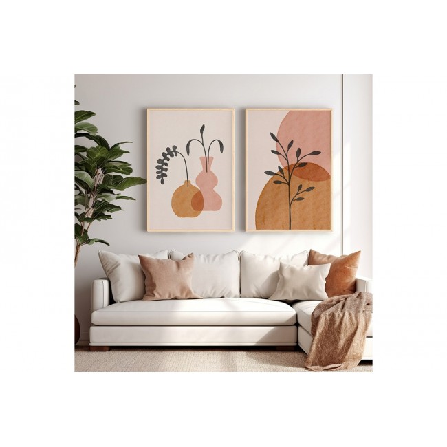 Πίνακας "ASREN" δίπτυχος με ψηφιακή εκτύπωση και πλαίσιο 33x1.5x48