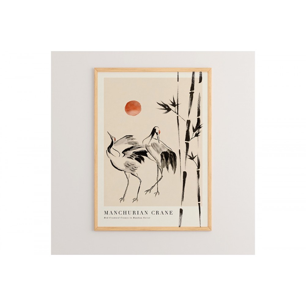 Πίνακας "BIRDO" με ψηφιακή εκτύπωση και πλαίσιο 33x1.5x48