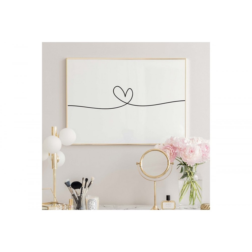 Πίνακας "HEILY" με ψηφιακή εκτύπωση και πλαίσιο 48x1.5x33