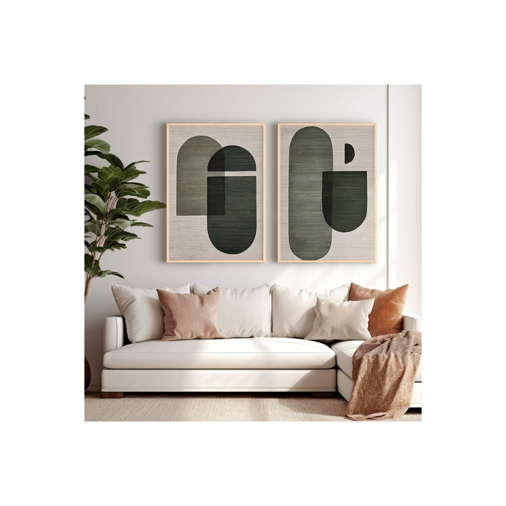 Πίνακας "EDRAMY" δίπτυχος με ψηφιακή εκτύπωση και πλαίσιο 33x1.5x48