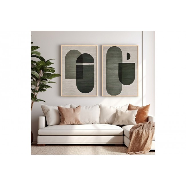 Πίνακας "EDRAMY" δίπτυχος με ψηφιακή εκτύπωση και πλαίσιο 33x1.5x48