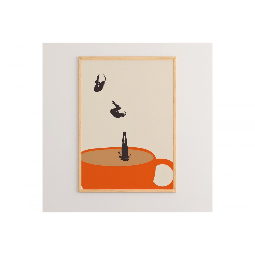 Πίνακας "JANY" με ψηφιακή εκτύπωση και πλαίσιο 33x1.5x48