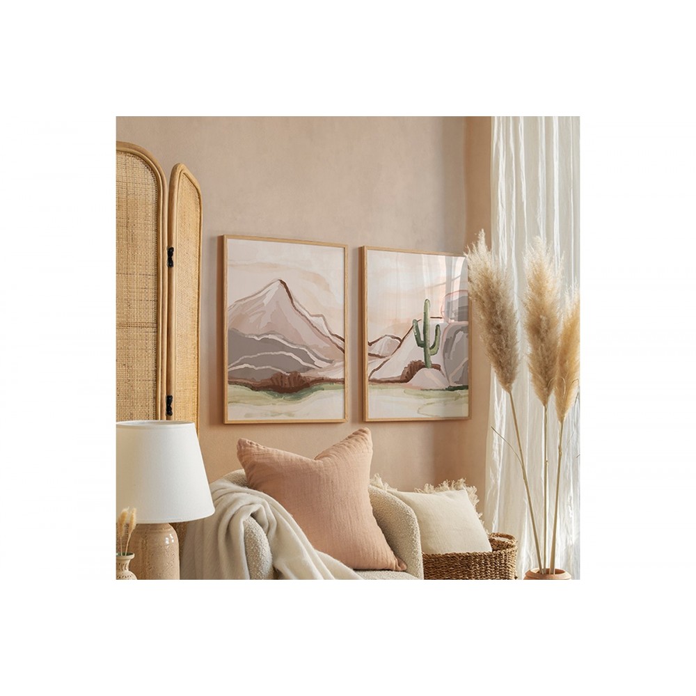 Πίνακας "BENIZ" δίπτυχος με ψηφιακή εκτύπωση και πλαίσιο 33x1.5x48