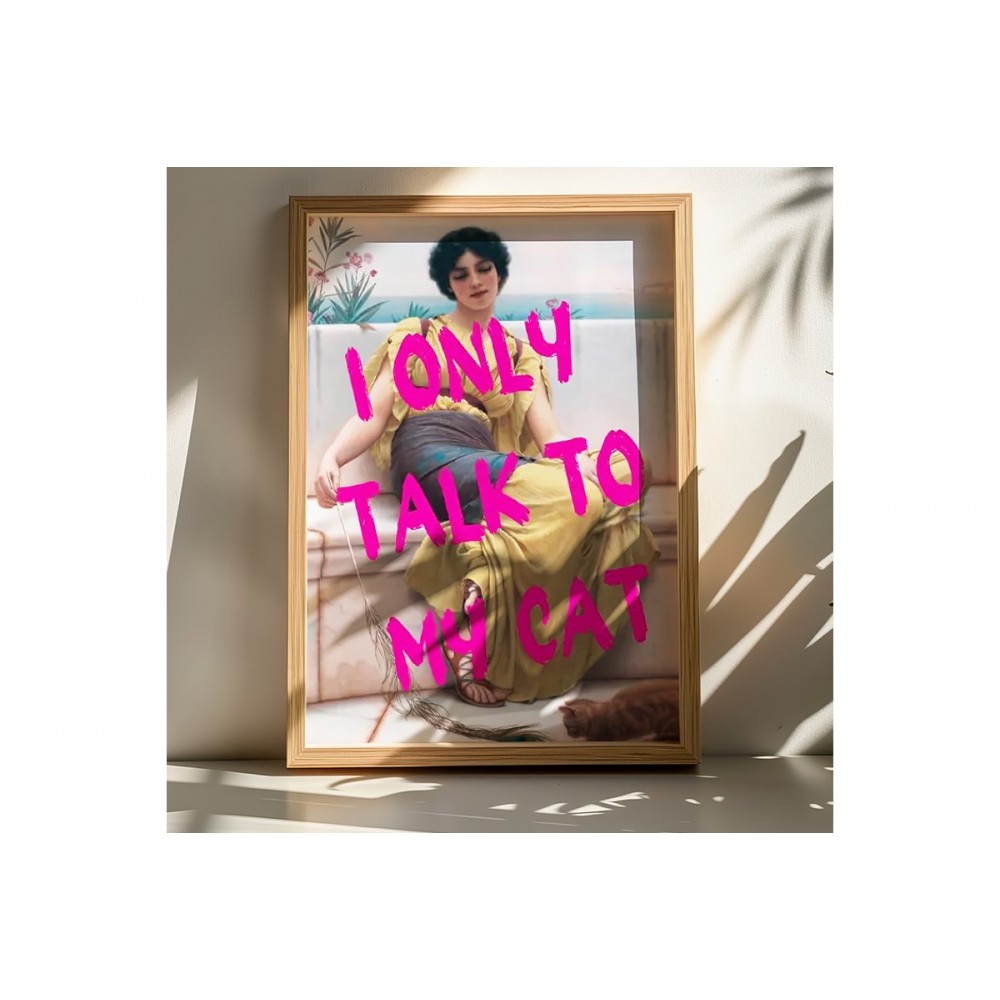 Πίνακας "CATEM" με ψηφιακή εκτύπωση και πλαίσιο 33x1.5x48