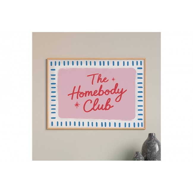 Πίνακας "DINERIA" με ψηφιακή εκτύπωση και πλαίσιο 48x1.5x33