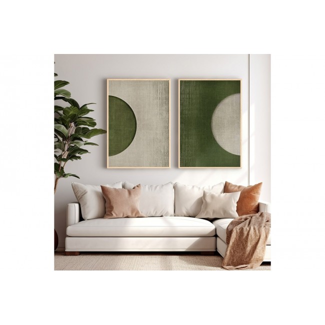 Πίνακας "BAMBAN" δίπτυχος με ψηφιακή εκτύπωση και πλαίσιο 33x1.5x48