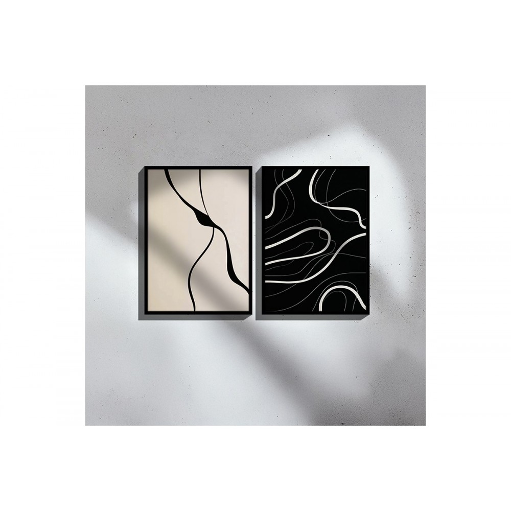 Πίνακας "BENNEZ I" δίπτυχος με ψηφιακή εκτύπωση και πλαίσιο 33x1.5x48