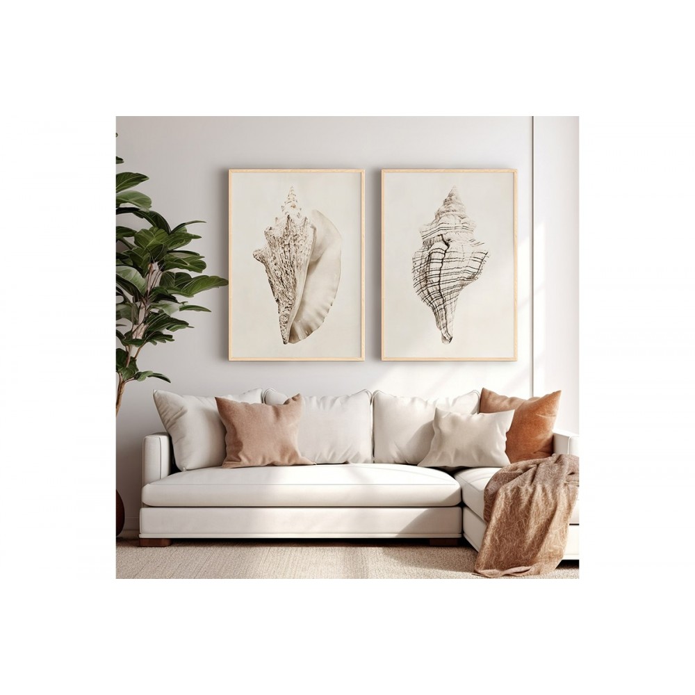 Πίνακας "HANZEL" δίπτυχος με ψηφιακή εκτύπωση και πλαίσιο 33x1.5x48