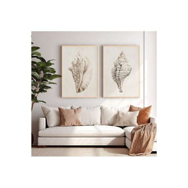 Πίνακας "HANZEL" δίπτυχος με ψηφιακή εκτύπωση και πλαίσιο 33x1.5x48