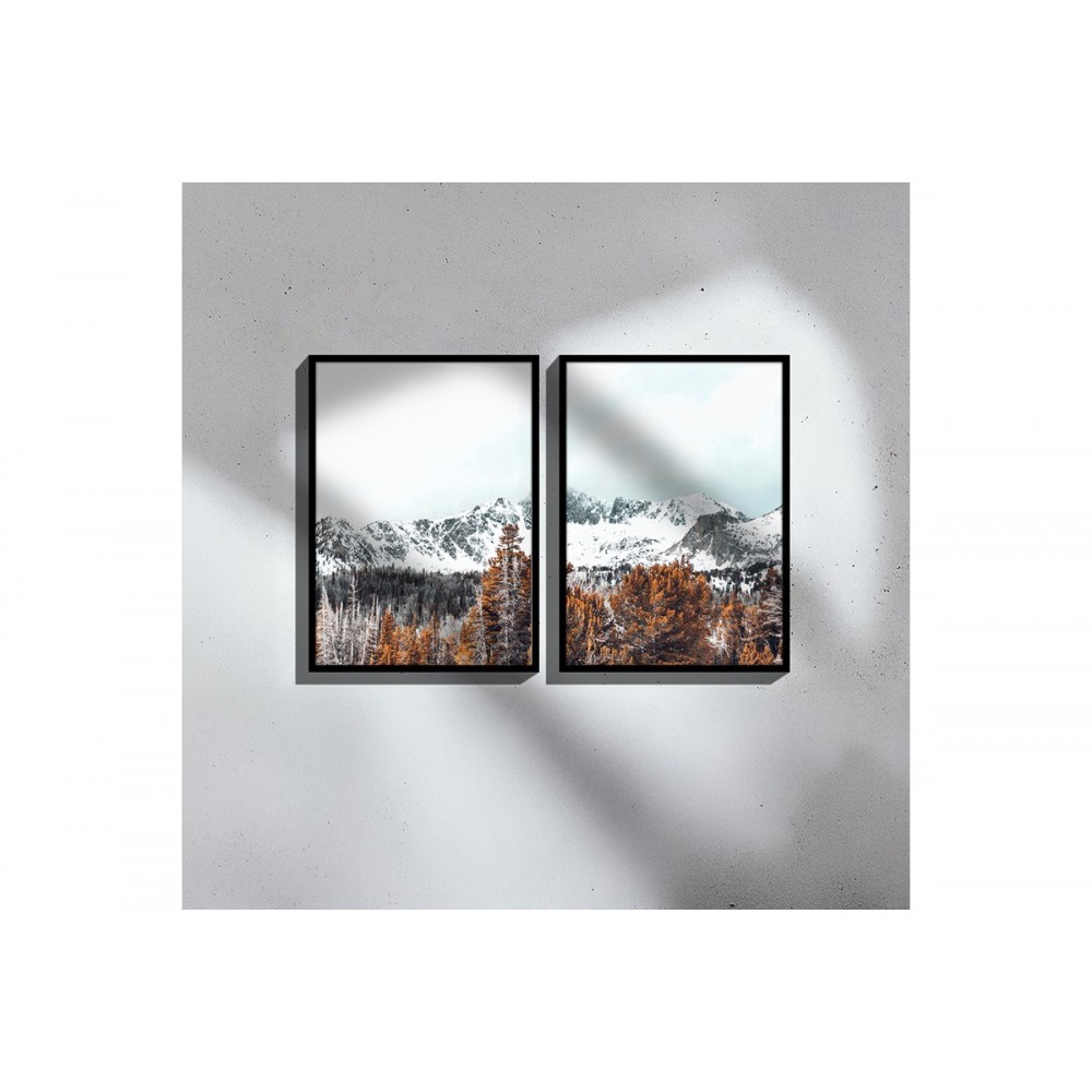 Πίνακας "ESSEN I" δίπτυχος με ψηφιακή εκτύπωση και πλαίσιο 33x1.5x48