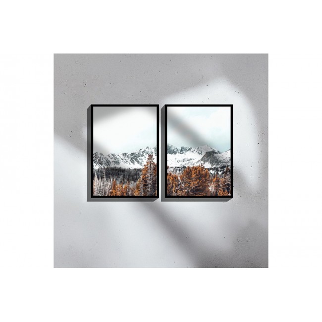 Πίνακας "ESSEN I" δίπτυχος με ψηφιακή εκτύπωση και πλαίσιο 33x1.5x48