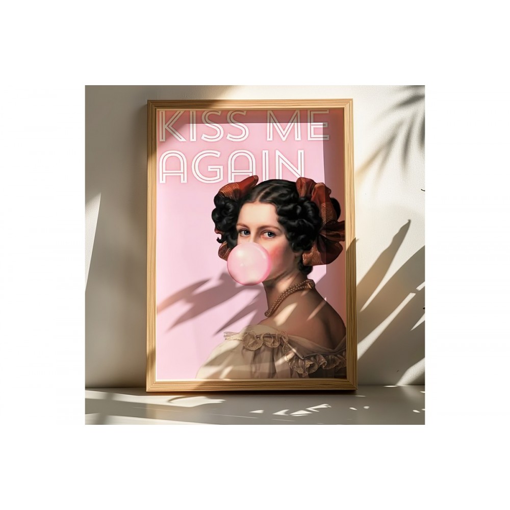 Πίνακας "KISTER" με ψηφιακή εκτύπωση και πλαίσιο 50x2x70