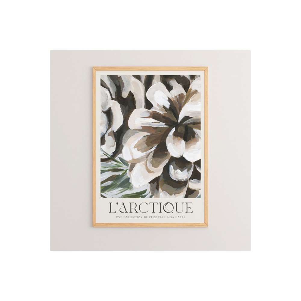 Πίνακας "ARCTIO" με ψηφιακή εκτύπωση και πλαίσιο 33x1.5x48
