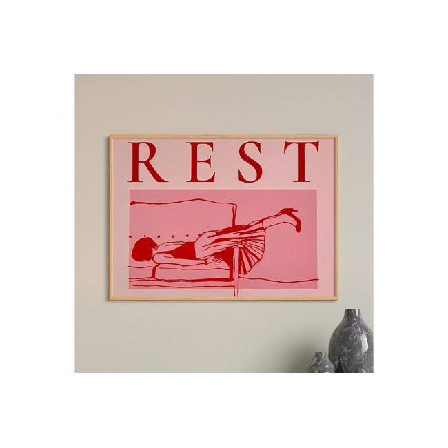 Πίνακας "RESTIKA" με ψηφιακή εκτύπωση και πλαίσιο 48x1.5x33