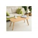 Τραπέζι σαλονιού "KOMELA" από mdf σε χρώμα φυσικό 100x48x45