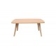 Τραπέζι σαλονιού "KOMELA" από mdf σε χρώμα φυσικό 100x48x45