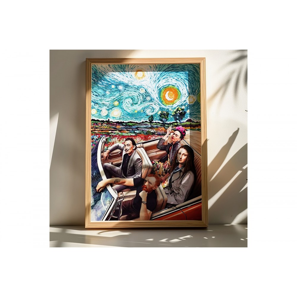 Πίνακας "HEAVENTO" με ψηφιακή εκτύπωση και πλαίσιο 33x1.5x48