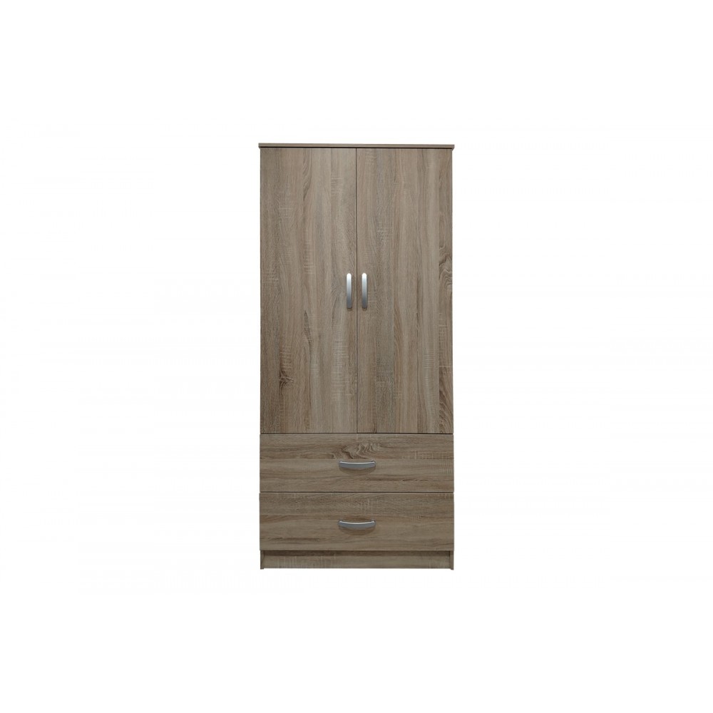 Ντουλάπα δίφυλλη "LEGO" σε χρώμα σονόμα 80x42x180