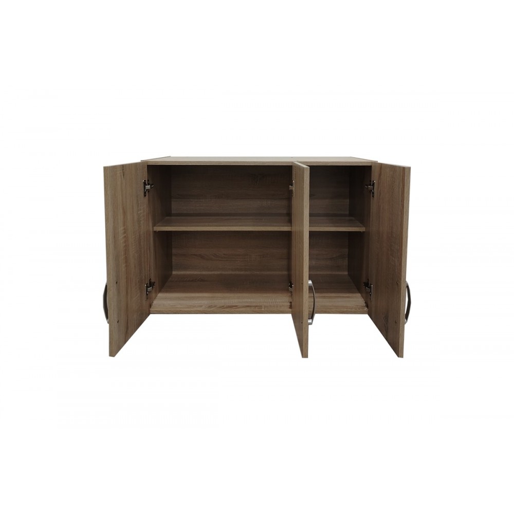 Πατάρι ντουλάπας τρίφυλλο "LEGO" σε χρώμα σονόμα 90x41.5x60