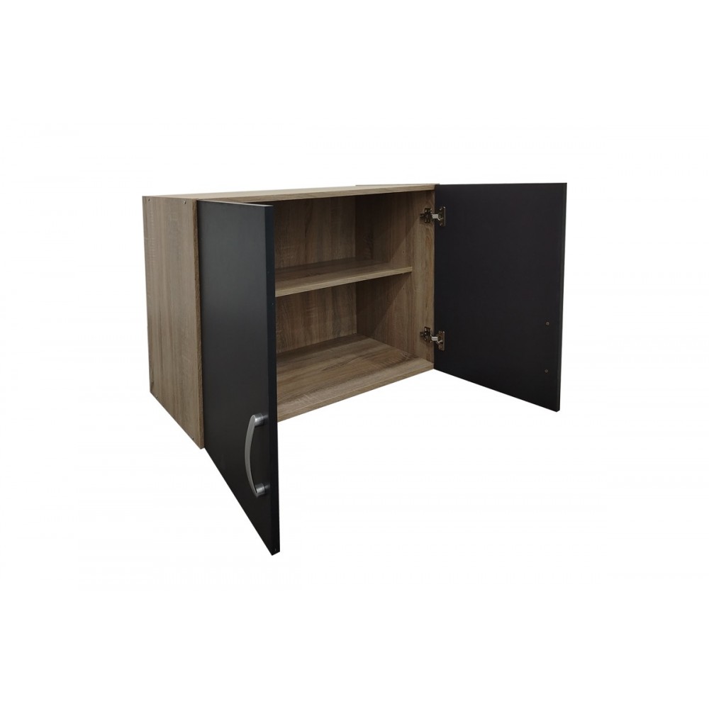 Πατάρι ντουλάπας δίφυλλο "LEGO" σε χρώμα σονόμα/ανθρακί 79x41.5x60