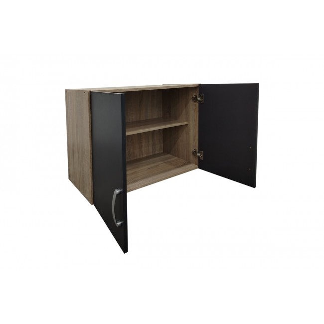 Πατάρι ντουλάπας δίφυλλο "LEGO" σε χρώμα σονόμα/ανθρακί 79x41.5x60