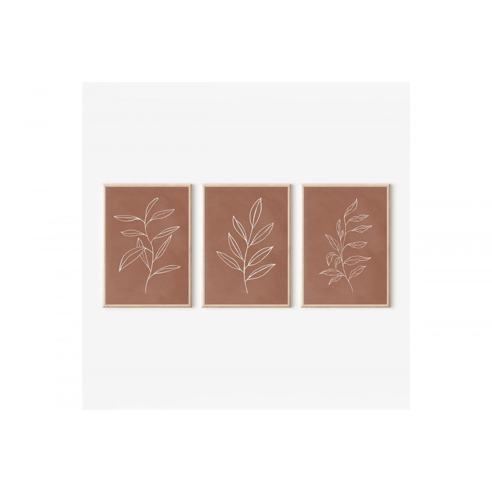 Πίνακας "DRIFER" τρίπτυχος με ψηφιακή εκτύπωση και πλαίσιο 33x1.5x48