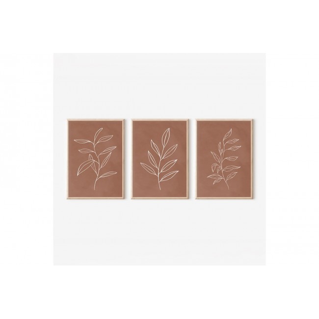 Πίνακας "DRIFER" τρίπτυχος με ψηφιακή εκτύπωση και πλαίσιο 33x1.5x48