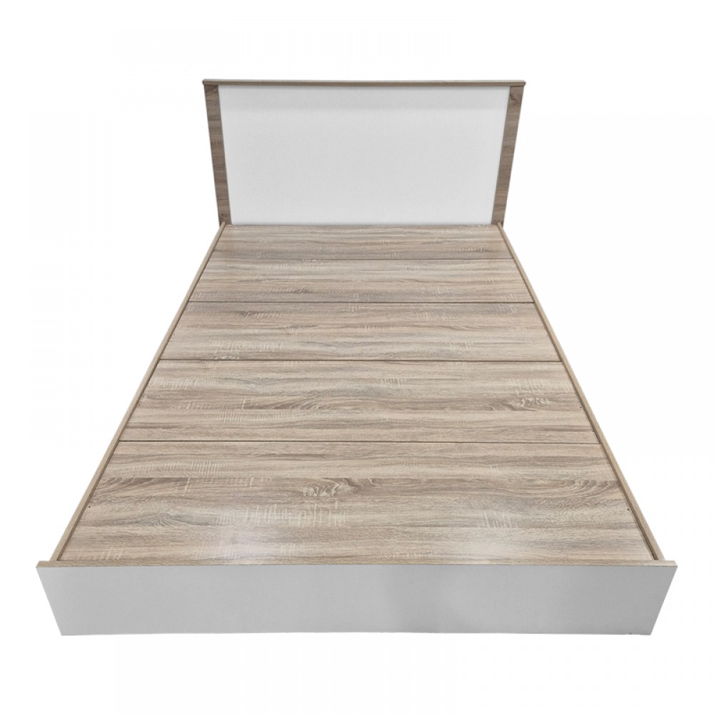 Κρεβάτι "ATHOS" σε χρώμα sonoma-λευκή  140x200